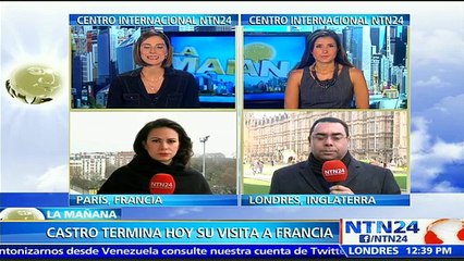 Raúl Castro termina visita oficial a Francia tras polémica por una cena en su honor