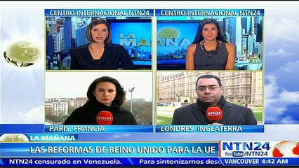 David Cameron cree que el Reino Unido será "más seguro y más próspero" con reformas en la Unión Europea