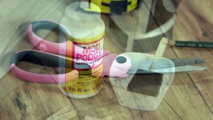 She Cuts Her Window Blinds With Some Scissors, Then Transforms It Into The Coolest Thing