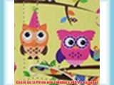 Carcasa iPad Mini 3 DEENOR Colorful Owl painting Classic Rotating PU Leather Stand Funda Cover