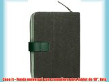 Case It - Funda universal con cremallera para tablet de 10 Gris