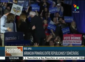 Download Video: EE.UU.: Hillary Clinton gana a Bernie Sanders por 0.2% de votos