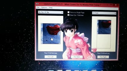 How to make and Print a Custom Blu-ray Slipcover Tutorial