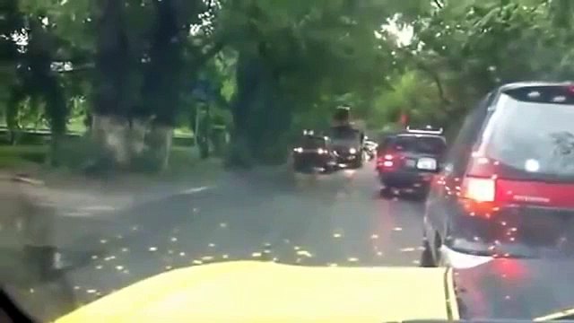 Камаз проучил BMW, Молодца водила