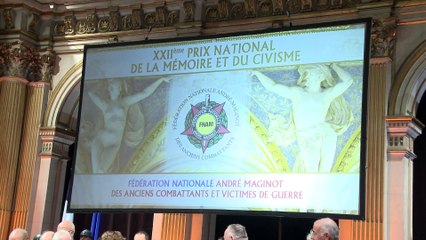 Remise du Prix de la mémoire et du civisme André Maginot