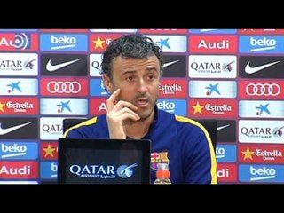 Luis Enrique asegura que a Neymar no le afecta su caso judicial