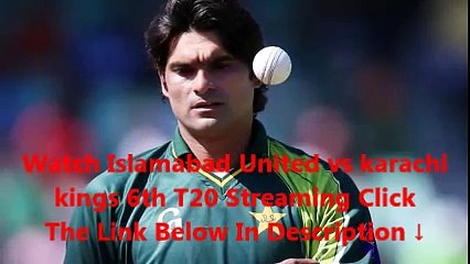 ISB United vs KHI kings 6th T20