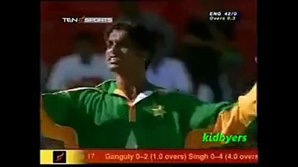 A very young Shoaib akhter Destroying England - Npmake