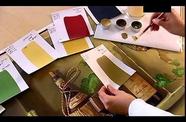 Как делают бумажные обои -