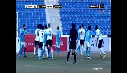 مشاهده  اهداف مباراه  الفيصلي والاهلي بتاريخ 2/2/2016 في كاس المناصير الاردن