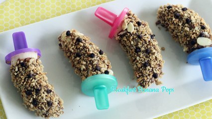 Breakfast Banana Pops