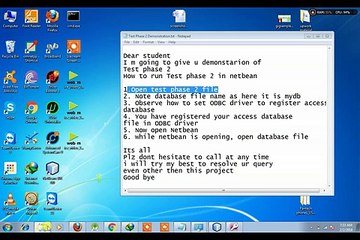 How to run Test Phase 2 in netbean By Nawaz