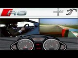 Audi R8 V10 plus prova in pista Alfonso Rizzo - un giro a Misano