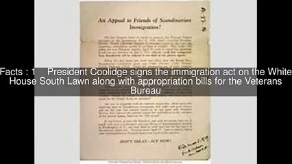 Immigration Act of 1924 Top  #5 Facts (FULL HD)