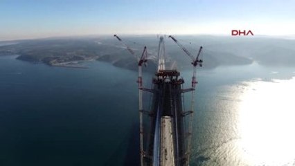 3'üncü Boğaz Köprüsü'nde İki Yakanın Birleşmesine 247 Metre Kaldı