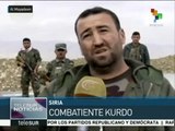 Fuerzas kurdas avanzan contra el EI en el norte de Siria