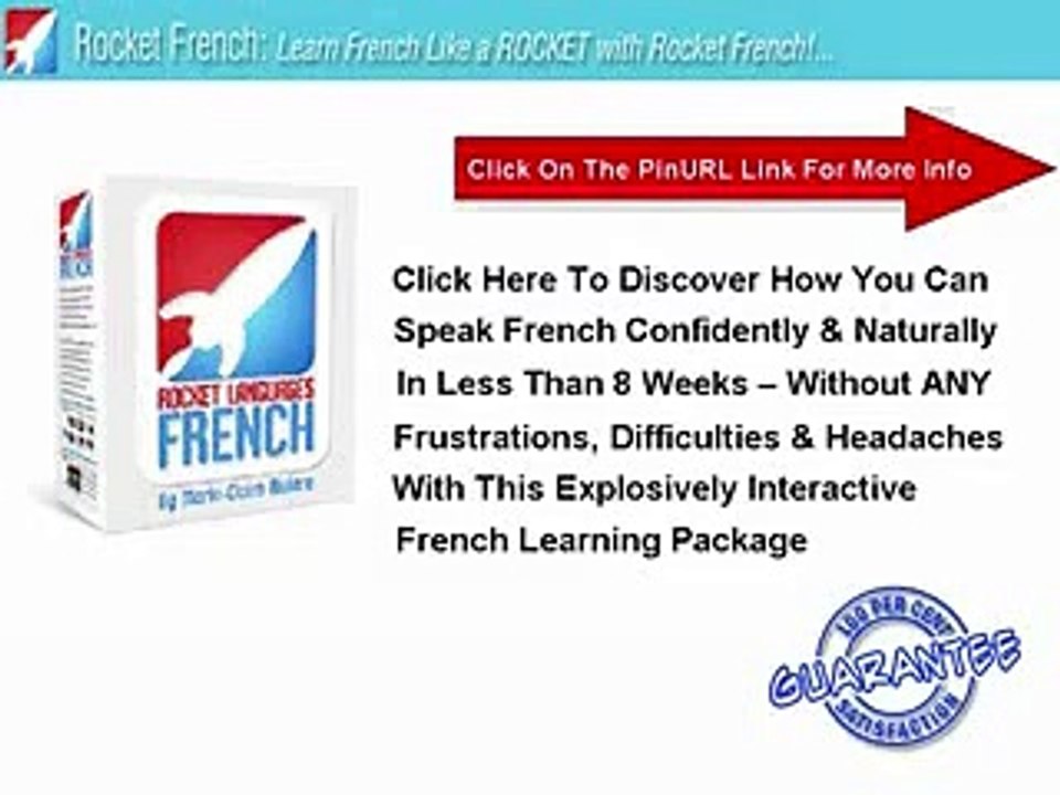 Want to learn to Speak French? Rocket French  - Learn French online easily