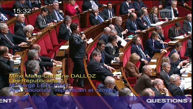 Intervention de Marie-Christine DALLOZ, Député du Jura, lors des questions au gouvernement