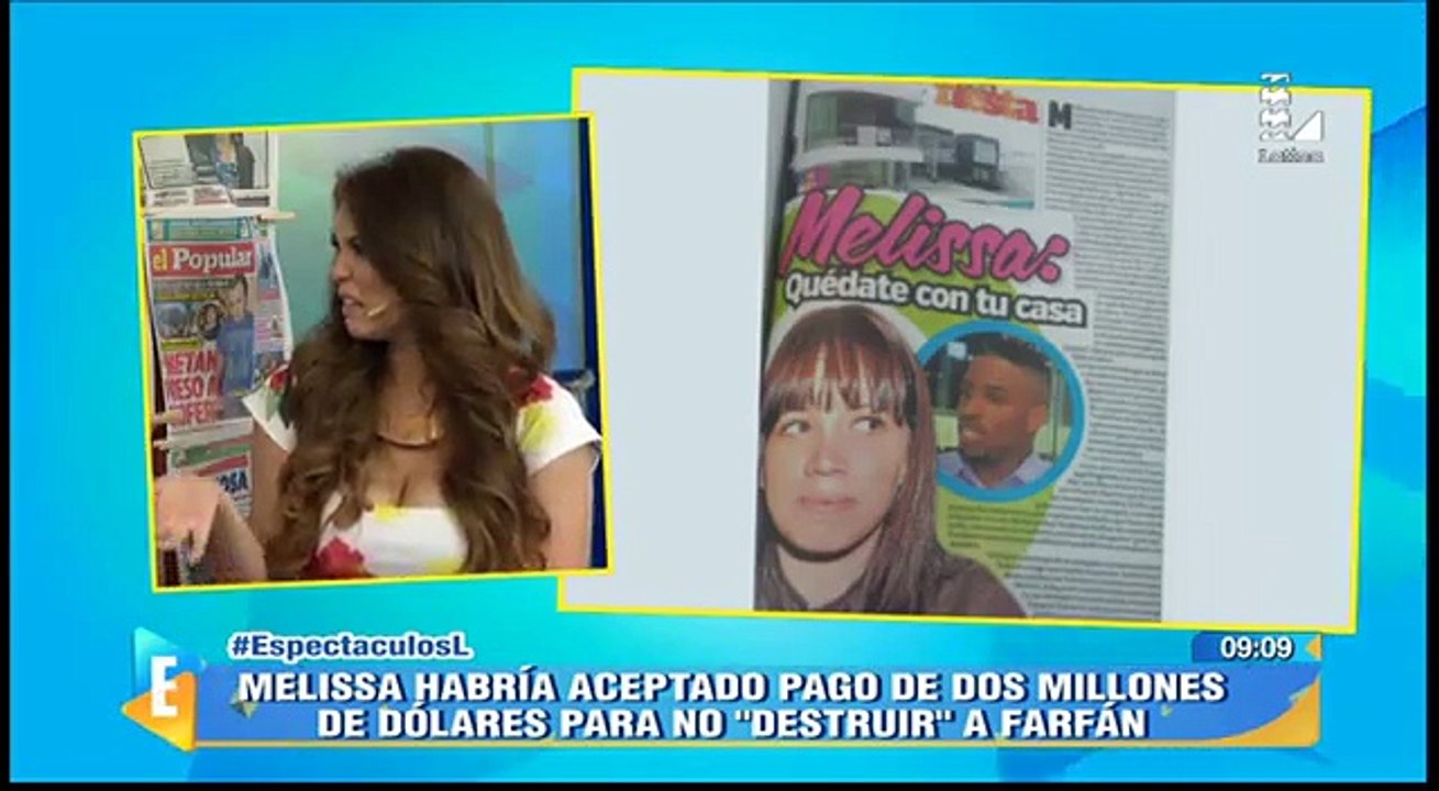 ESPECTACULOS 02-02-2016 : Jefferson Farfán y Melissa Klug conciliaron el fin de semana