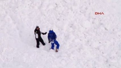 Erzurum Palandöken'de Çığ Altında Kalan İki Kayakçı Kurtarıldı Ek