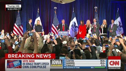 Watch Donald Trump's surprisingly gracious concession speech in Iowa