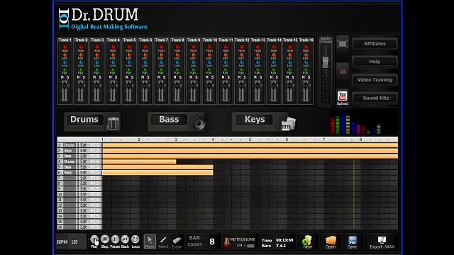 Dr Drum Beat Making Software Make Sick Beats Dubstep, Rap, Hip Hop