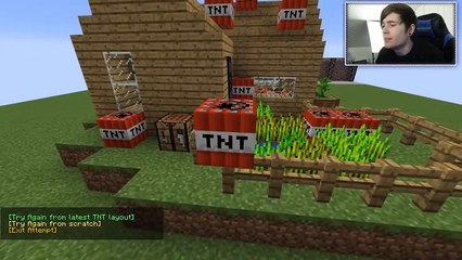 Minecraft | BLOW IT ALL UP!! | Total TNT House Bombover Custom Map