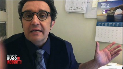 Flavio Insinna e la sorpresa al settimo Boss in Incognito