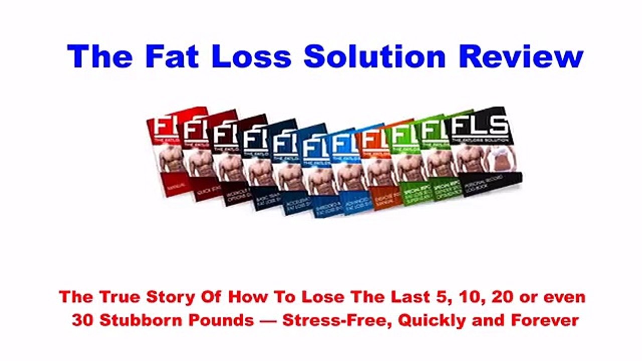 The Fat Loss Solution Review - Scam or Legit ?