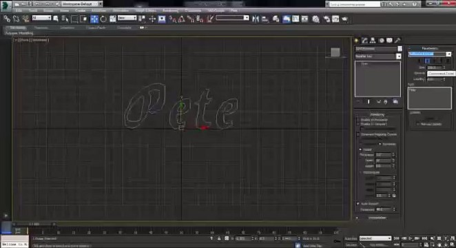 Tutorial 3ds Max Basic 3d Text Clip2-13