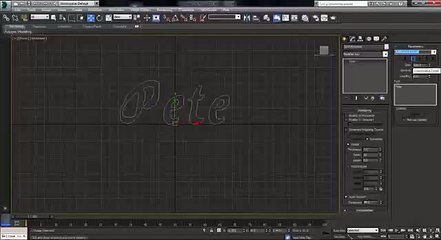 Tutorial 3ds Max Basic 3d Text Clip2-13