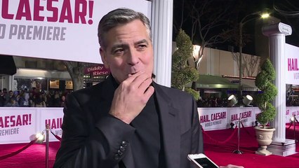 George Clooney attends Coen brothers' 'Hail, Caesar!' premiere