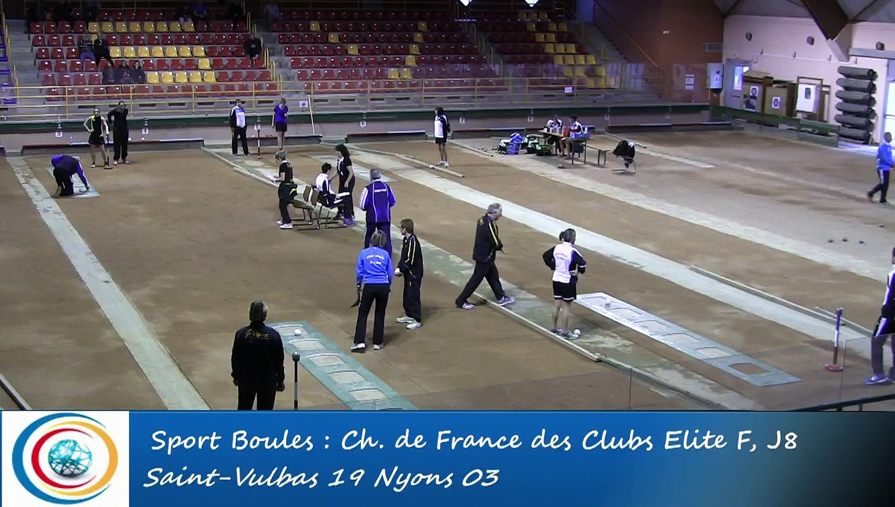 Tir progressif, troisième tour, Club Elite Féminin, J8, Saint-Vulbas contre Nyons, Sport Boules, saison 2015-2016
