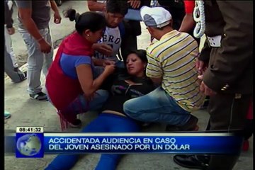 Crónica Viva – Accidente audiencia en caso del joven asesinado por un dolar