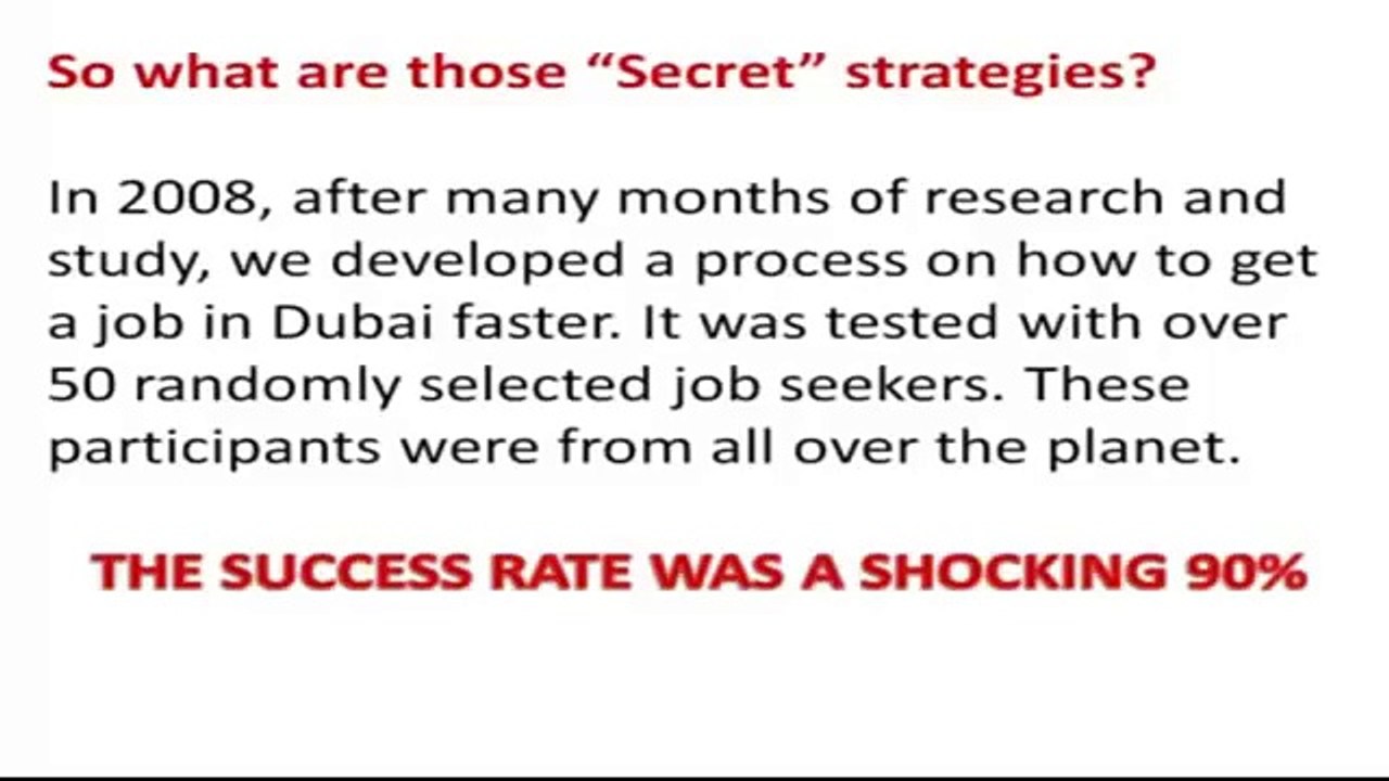 Dubai Job Secrets E-book Review-Does It Really Work?