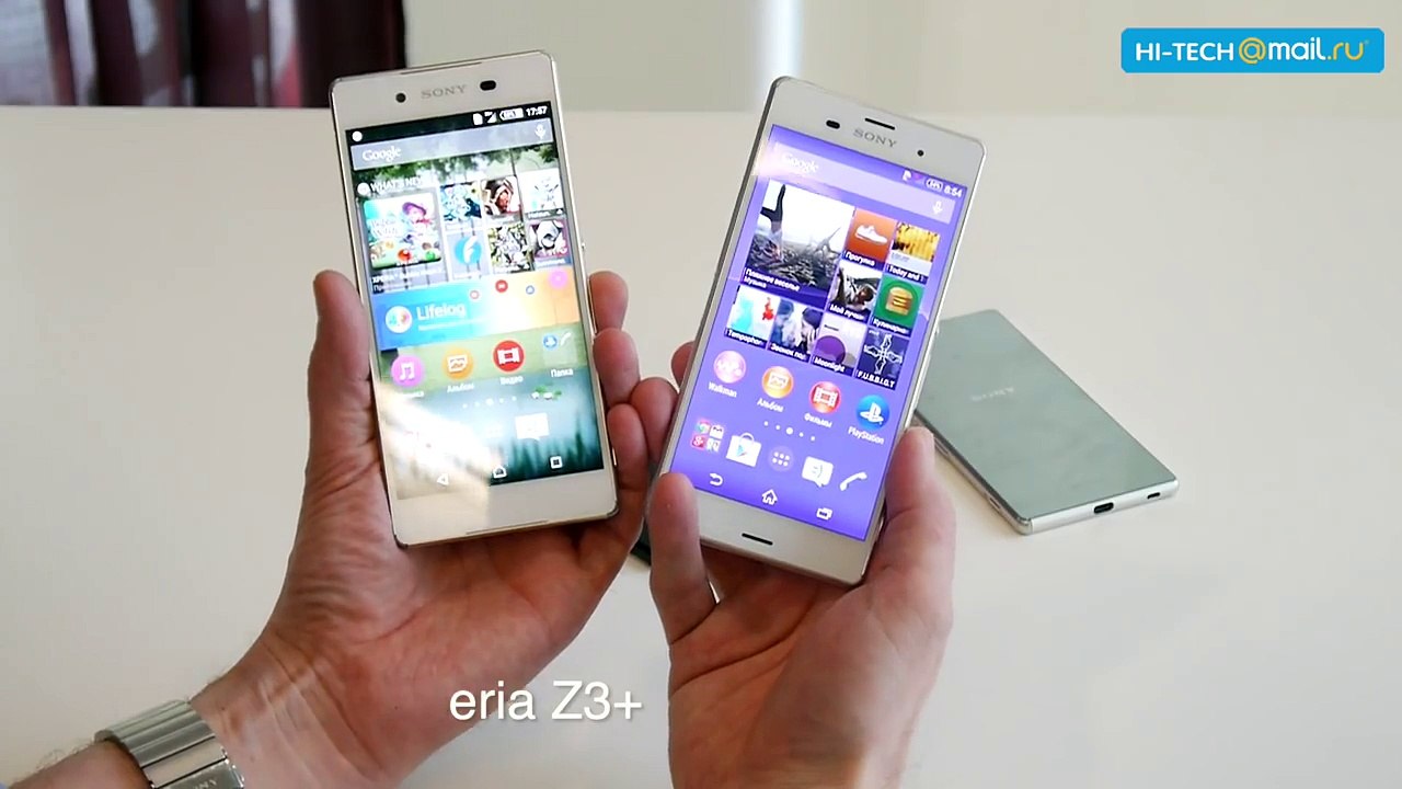 Sony Xperia Z3+ – первый взгляд (first look)