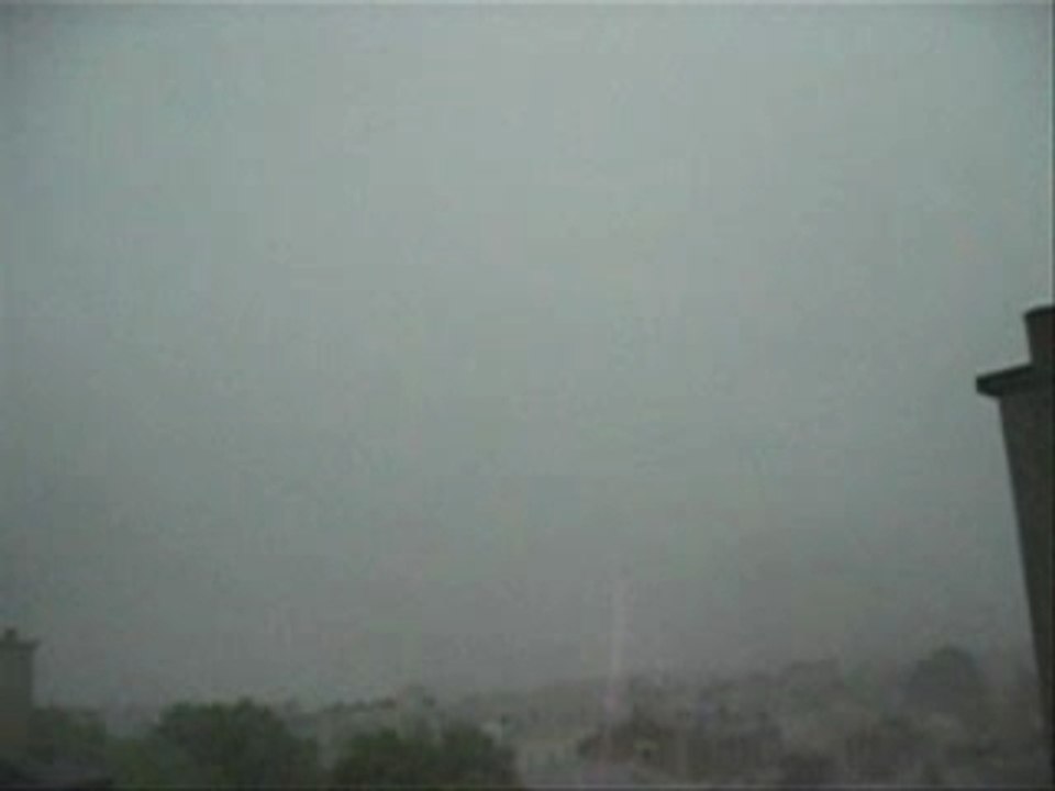 L'orage du 25 Mai à Versailles