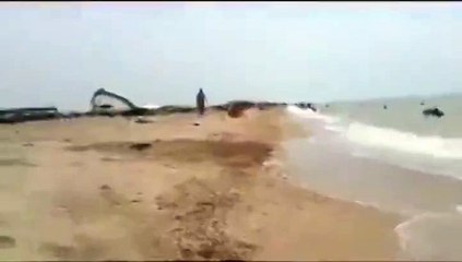 Прикол на пляже! Ржака полная_)