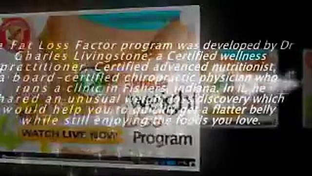 Introducing the Fat Loss Factor of Dr. Charles Livingston|How To Lose Belly Fat Without Stress