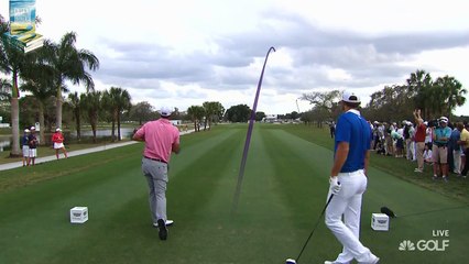 Скачать видео: Adam Scotts Awesome Golf Shots 2016 WGC Cadillac Championship