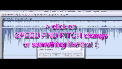 Jooonix Tutorial || Wavepad Sound Editor Tutorial - How To Pitch +Speed A Song. [3/9/10]