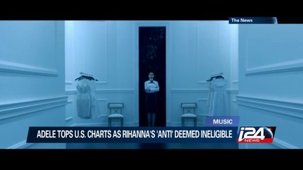 Adele tops U.S. charts as Rihanna's anti deemed ineligible