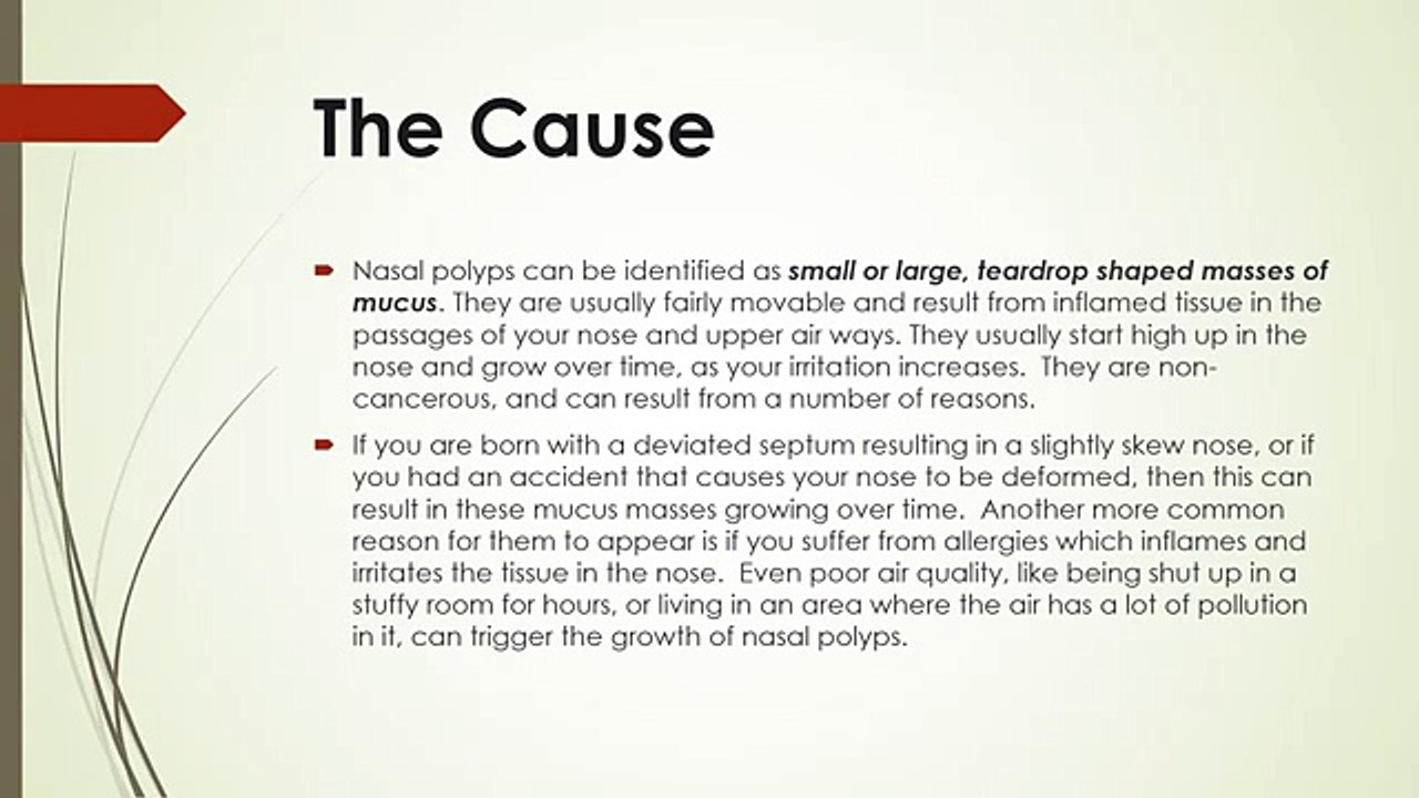 Nasal Polyps Treatment Miracle: Treatment and Symptoms