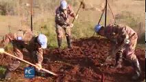 Chinese peacekeepers in Lebanon to keep up with mine markings despite incoming Spring festival  2016