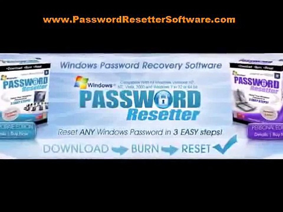 Unlocking Tool - Logon Password Resetter CD For Windows 2000/XP/Vista/+7!