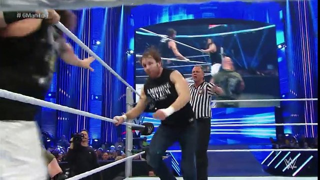 Roman Reigns, Dean Ambrose & Chris Jericho vs. Bray Wyatt, Harper & Rowan- SmackDown, Jan. 28, 2016