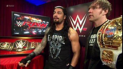 Stephanie McMahon plays mind games with Roman Reigns and Dean Ambrose- Raw, February 1, 2016
