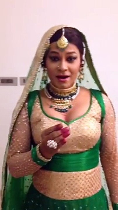 Chandini in Green Ghagra (Indian CD)