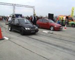 Ford Fiesta RS Turbo Vs. Honda Civic 1.4 Turbo Drag Race