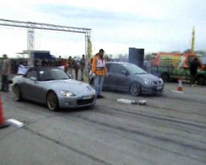 Honda S 2000 Vs Honda Civic Type R Drag Race